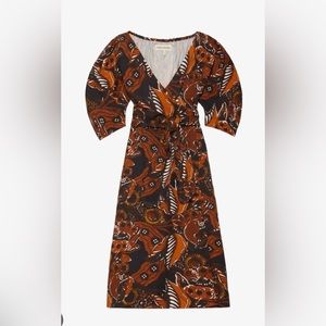 Mara Hoffman Agnella Maxi Wrap Dress Calaia XL